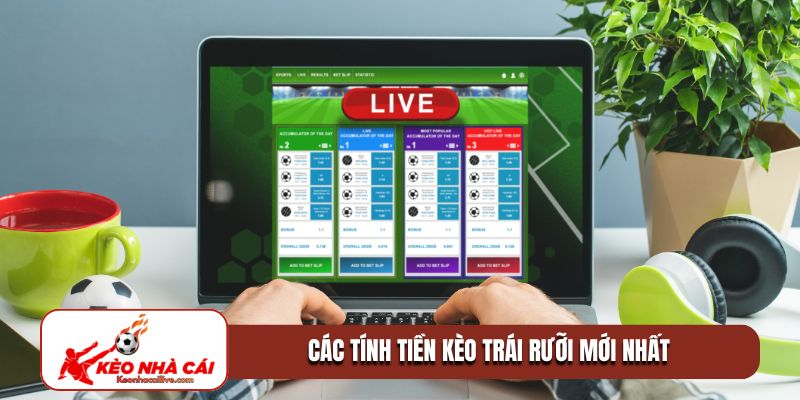 Các tính tiền kèo trái rưỡi mới nhất