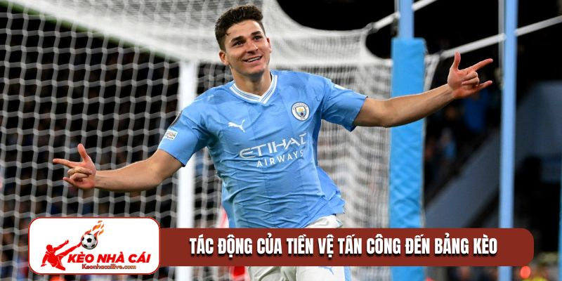 Tác động của tiền vệ tấn công đến bảng kèo